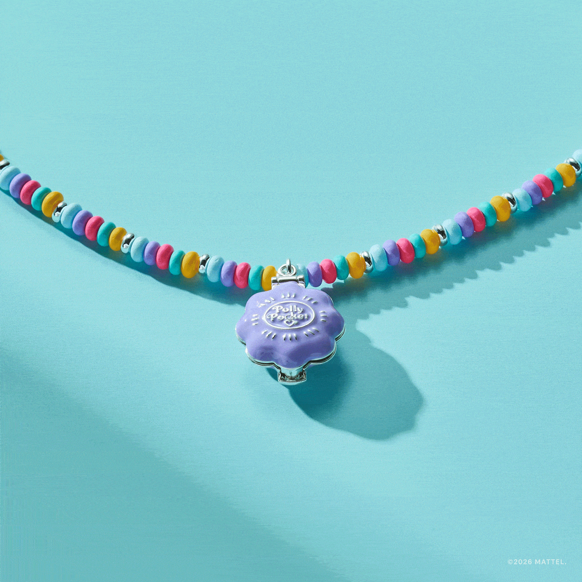 Polly Pocket™ Limited Edition Pool Party Beaded Locket Necklace