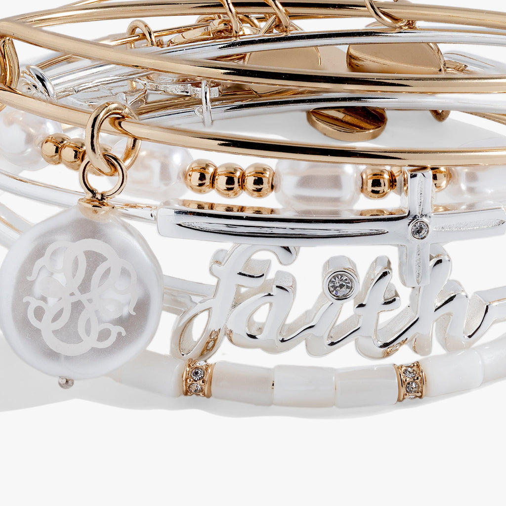 Faith Bracelets Set of 5