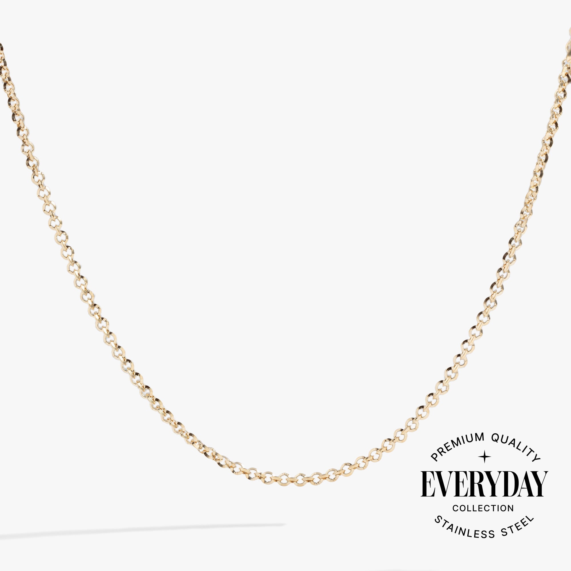 Faceted Rolo Charm & Layering Necklace